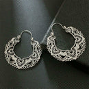 Fashion Hollow Out Hoop Earrings For Women Wedding Jewelry Party C1J7