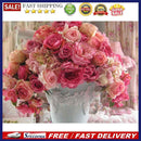 Rose Flowerpot 5D Diamond DIY Painting Craft Kit Home Decor