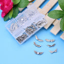60pcs Butterfly Angel Wings DIY Decor Charm Jewelry Pendant Chain Necklace
