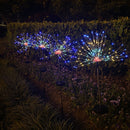 LED Solar Firework Lights Waterproof Lawn Fairy String Lamp (Multicolor) Newly