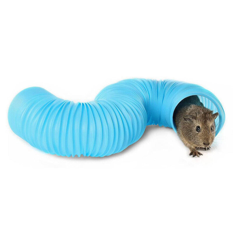 Fun Small Pet Tunnel Collapsible Plastic Channel Tube Rabbit Hedgehog Indoor