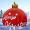 60cm Inflatable Christmas Balloon w/Pump Printed Ornament (Merry Christmas)