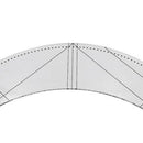 Quilting Ruler Tablecloth Braided Twist Template DIY Sewing Craft (14 inch)