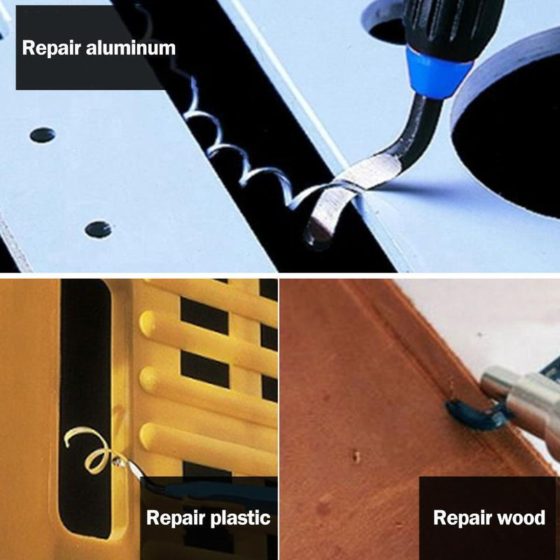 NB1100 Deburring Handle for Tube Reamer Tool Parts (10 Cutter Heads+Handle)