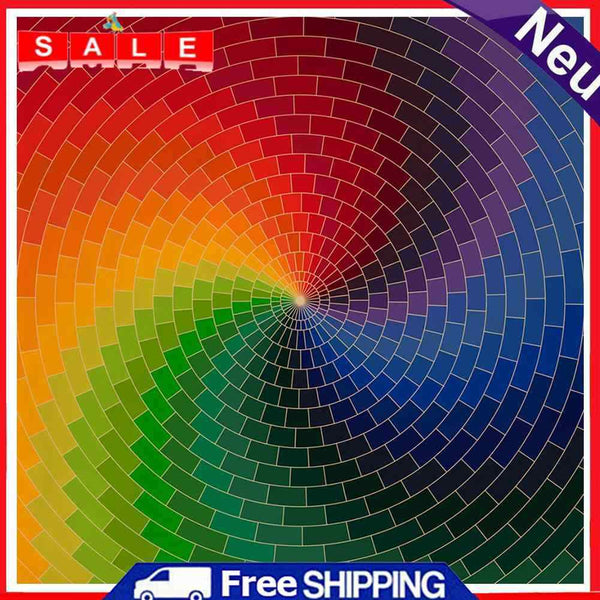 40x50cm Colorful DIY Paint By Numbers Kit Rotating Rainbow Abstract Decor Gift