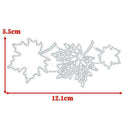 Maple Leaf Metal Cutting Dies Stencils Scrapbooking Embossing B8F5 Craft M7W3