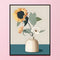 11CT Full Cross Stitch Fresh Sunflower DIY Printed Wall Art Home Decoration G