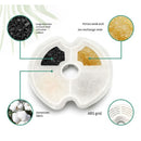Activated Carbon Replace Filter Pet Cat Dog Fountain Water Dispenser (8pcs)