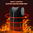 #A USB Smart Heated Vest Women Men Electric Heated Jacket Winter Warm Clothes M-