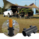 Outdoor Camping Canopy Pole Holder Iron Windproof Rod Fixed Tube Accessories