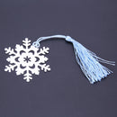 Snowflake Shape Tassel Bookmark Wedding Favor Bridal Shower Bridesmaid Gift