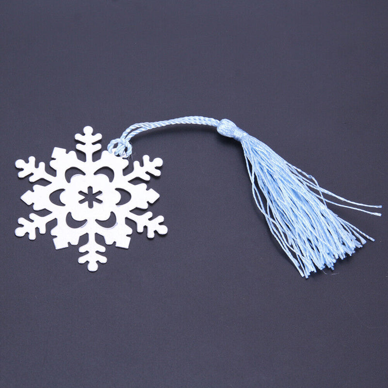 Snowflake Shape Tassel Bookmark Wedding Favor Bridal Shower Bridesmaid Gift