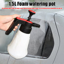 1.5L Handheld Car Wash Foam Sprayer with Atomizing Nozzle Manual Pressure