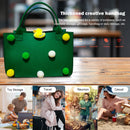 Felt Handbag - Multifunction Portable Organizers Tote Bags 7 Hair Ball Includ