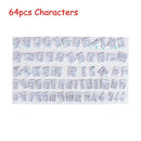 Fondant  Plastic Decorating Cookie Cutter Cake Mold Alphabet Letters Biscuit