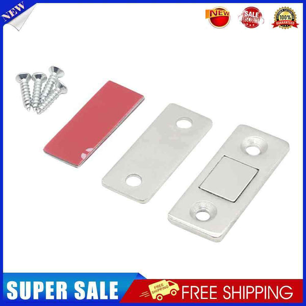 1 Set Ultra-Thin Door Magnet Magnetic Door Stopper for Drawer Closer Kit