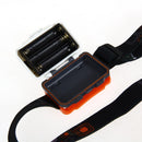 300LM Mini Super Bright Headlight R3 + 2 LED 4 mode white orange Newly