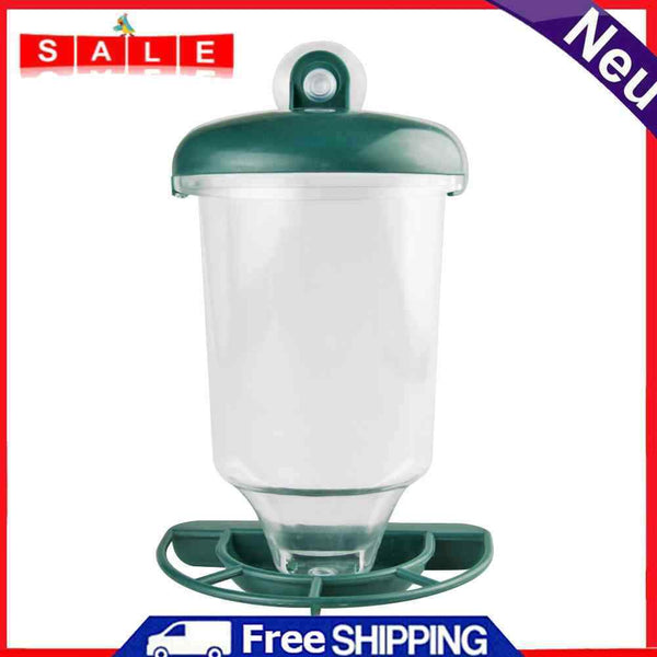 Outdoor Hanging Bird Feeder Automatic Water Food Container Garden Yard Decor
