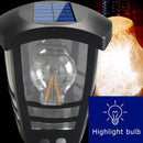 Retro LED Solar Light Outdoor Motion Sensor Street Garden Wall Lamp (Round)