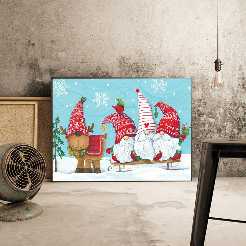 5D DIY Full Round Drill Diamond Painting Elk Goblins Mosaic Kit Art Craft Gift