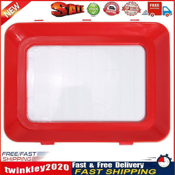 Plastic Refrigerator Food Preservation Tray Fresh-Keeping Storage Holder Newly