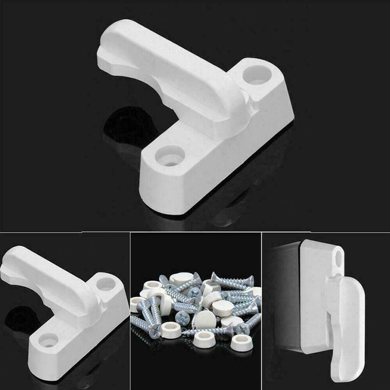 Door Sash Jammer Safety Restrictor Latch Tool Locking Window Security Locks L4O9