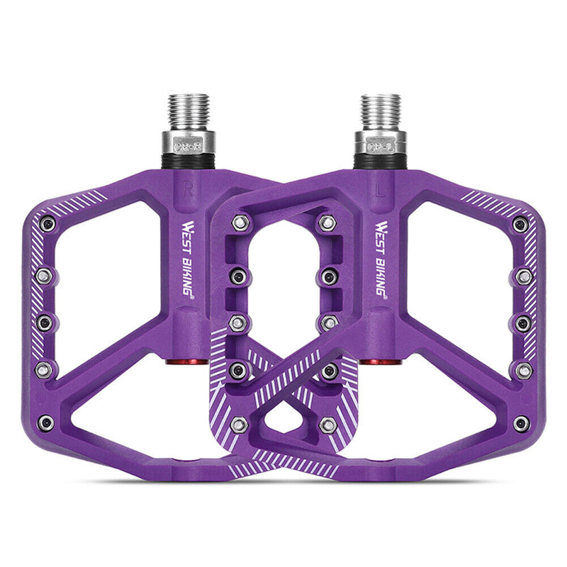 WEST BIKING Bicycle Pedals Widening Cycling Flat Platform Bike Parts Accessories