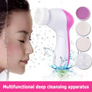5 in 1 Electric Facial Cleanser Brush Skin Pore Face Wash Care Cleaning Massager