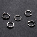 Fashion Jewelry Small Circle Ear Piercing Round Hoop Earrings Dangle Ear Stud