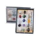 15Pcs/Set Rock Gemstones Collection Box Quartz Crystal H7 R7N2 Mineral P7R E6B4