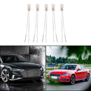 5pcs T3 14V 0.91W Car Instrument Panel Audio Gear Indicator Light Bulbs Amber