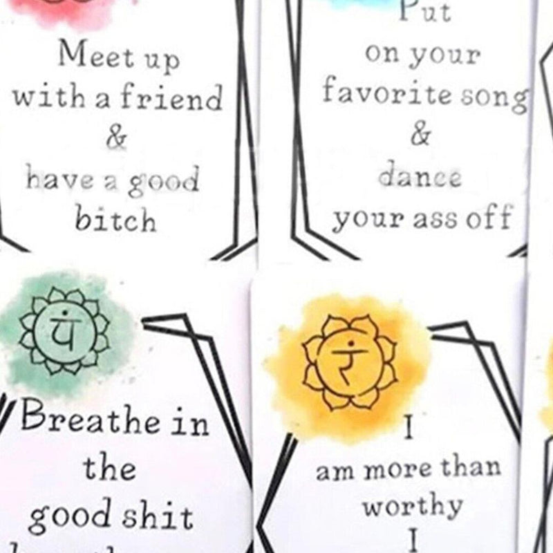 16pcs Affirmation Card Positive Funny Wedding Birthday Greeting Card for Friends