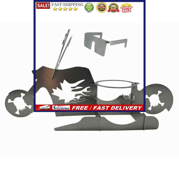 Chicken Stand Beer Motorcycle Stainless Steel Oven Grill Chicken Roasting R