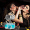 6 Shot Glass Wine Whisky Beer Dispenser Holder for Home Party (Transparent)