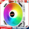 120mm PWM ARGB PC Case Fan 4 Pin Addressable RGB Cooling Fan for CPU Cooler