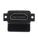 90-Degree HDMI Female to Female Clutch Adapter Converter with Screw Locks