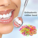 100pcs Orthodontic Rubber Bands Latex Braces Transparent Traction (5/16) Newly