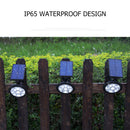 9 LED Waterproof Solar Spotlight Garden Lawn Ground Lighting Wall Lamp (B) Newly