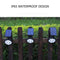 9 LED Waterproof Solar Spotlight Garden Lawn Ground Lighting Wall Lamp (B) Newly
