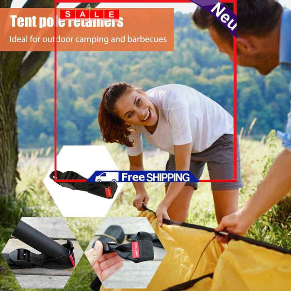 Oxford Cloth Tent Pole Retainers Adjustable Picnic Pyramid Tent Pole Holder