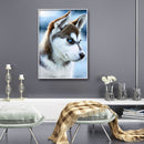Full Round Diamond Painting 5D DIY Dog for Living Room Wall Animal Rhinestone