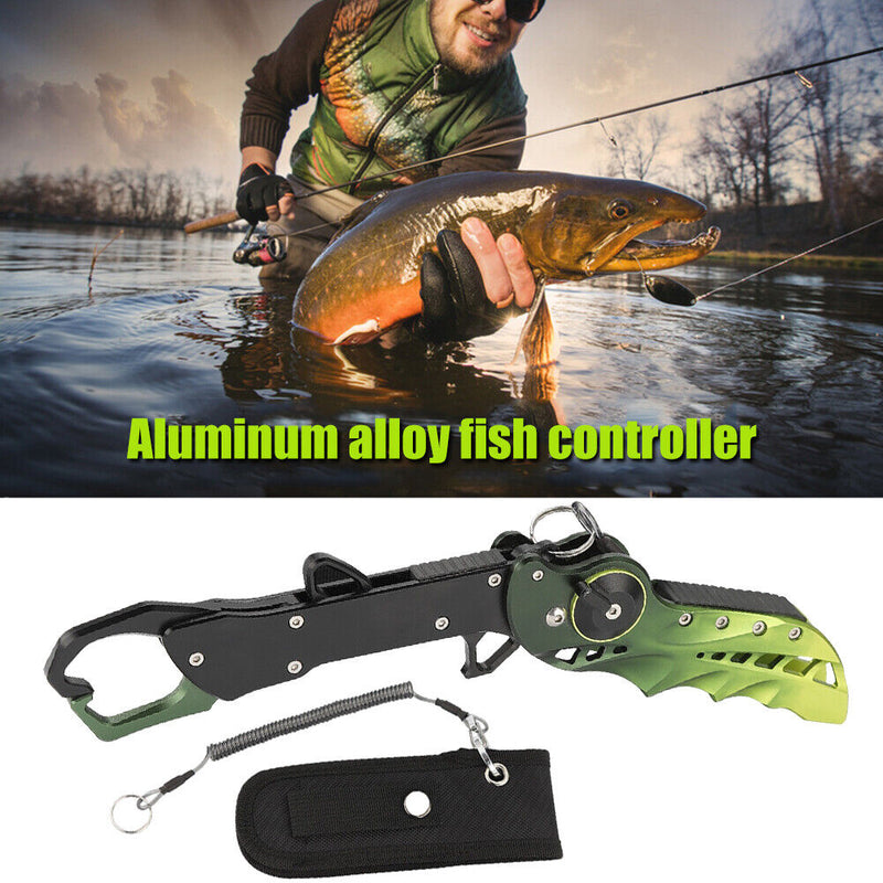 #A Aluminum Alloy Foldable Fish Controller with Anti-lost Hand Strap Fishing Gea