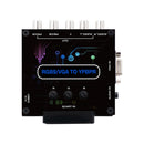 RGBS VGA SCART TO YPBPR Converter Video Adapter Color Brightness Adjustable