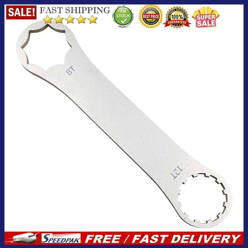Stainless Steel Mountain Bike Front Fork Axle Wrench Bicycle Repair Tool Kits