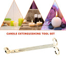 Stainless Steel Candle Wick Trimmer Oil Lamp Trim Scissor Cutter Snuffer Tool