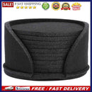 20pcs Round Felt Cup Mats Coasters Heat Resistant Coffee Tea Pad (A Black)