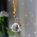 Colorful Crystal Wind Chimes Pendant Prisms Jewelry Home Garden Hanging Craft