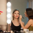 Mutipule-Uses 4 LED Highlight Mirror Lamp Ceramic Glass Desktop Suction Lights