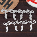Metal Cutting Dies Stencils for DIY Scrapbook Photo Album (Christmas Sock) Newly