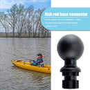 Universal Fishing Pole Base Holder Connector for Canoe Inflatable Boat Parts